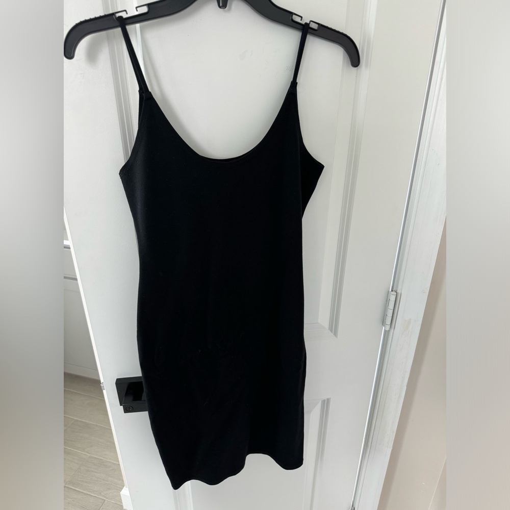 Basic black tank dress. Worn only once. Size medium